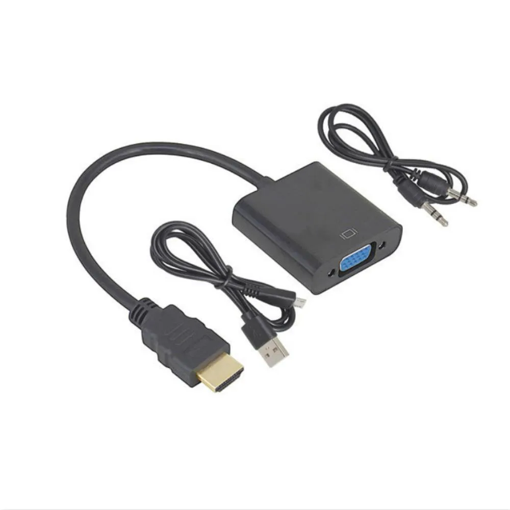 Ruth's sister Ruth's sister HDMI-compatible Male to VGA Female Adapter 160mm Black — product photo