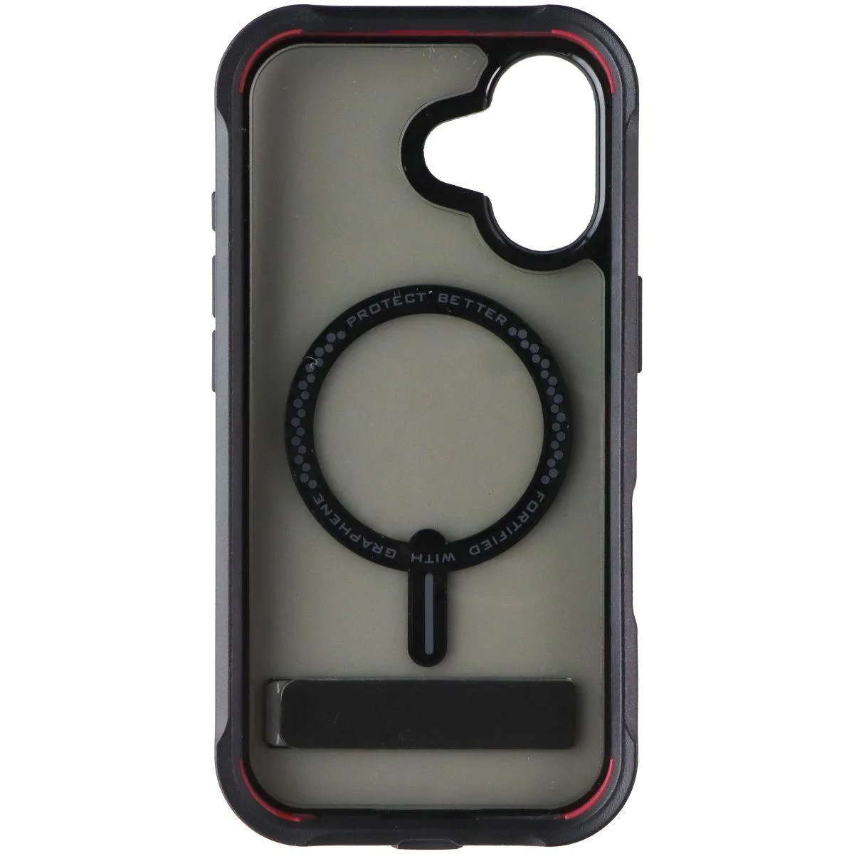 ZAGG ZAGG Rainier Case with Kickstand for MagSafe iPhone 17 Smoke — product photo