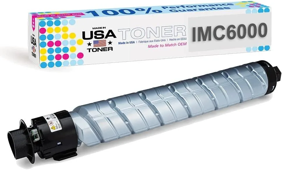 MADE IN USA TONER MADE IN USA TONER Compatible Toner Cartridge for Ricoh IM C4500, IM C5500, IM C6000, 842279 Black — product photo