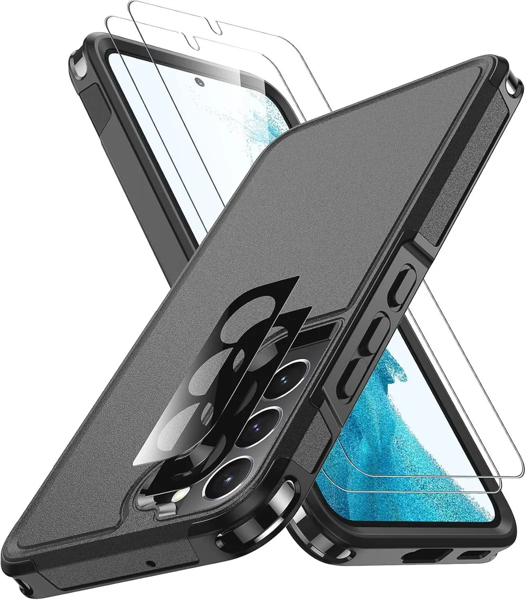 Transcend Transcend SPIDERCASE Galaxy S22 Case 2 Pack Black — product photo
