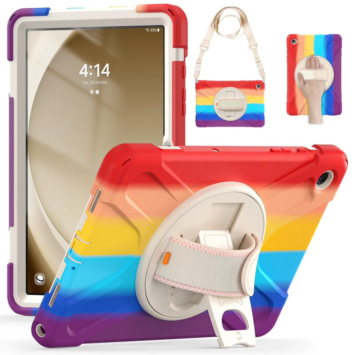 BONAEVER BONAEVER SM-X210/SM-215/SM-X216 11 inch laptop case Rainbow Red — product photo