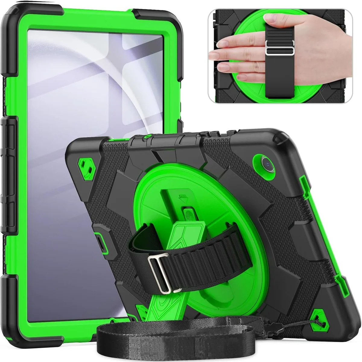 BONAEVER BONAEVER tablet case for Galaxy Tab A9 8.7 inch SM-X110 SM-X115 SM-X117 Green — product photo