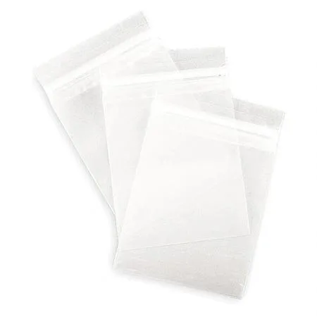 Zoro Select Zoro Select 2EWP8 Reclosable Zip Seal Bags 3x2in 2mil Clear 100pk — product photo
