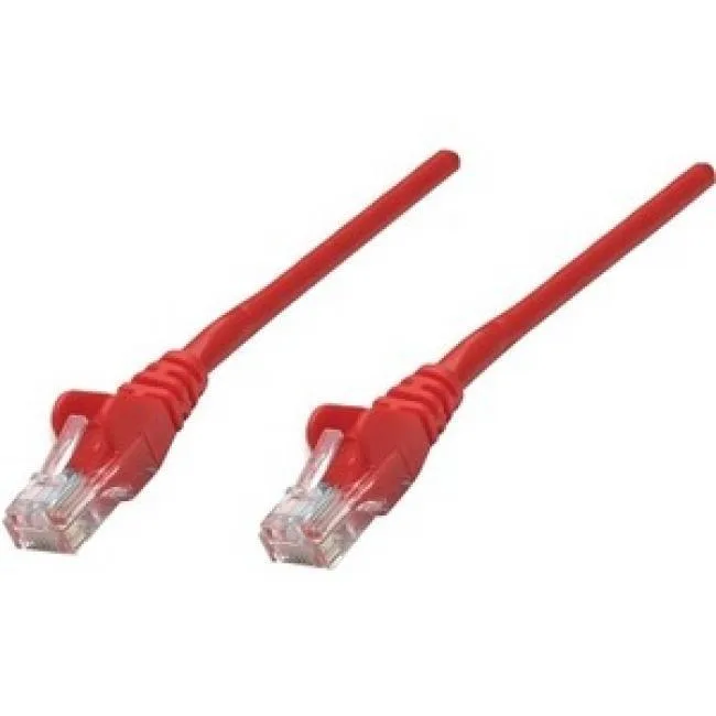 Intellinet Intellinet Cat5e UTP RJ45 Ethernet Cable 0.5 ft Red — product photo