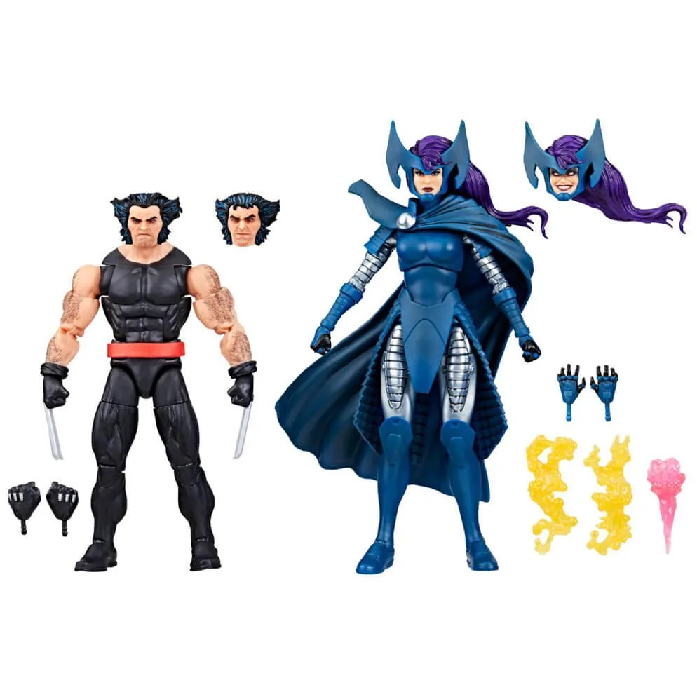 Hasbro Hasbro F90405L00 6 inch Marvel Legends Wolverine Psylocke game — product photo
