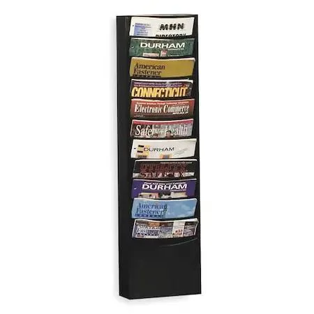 Durham Durham 402-08 Literature Rack 11 Compartment Black — product photo