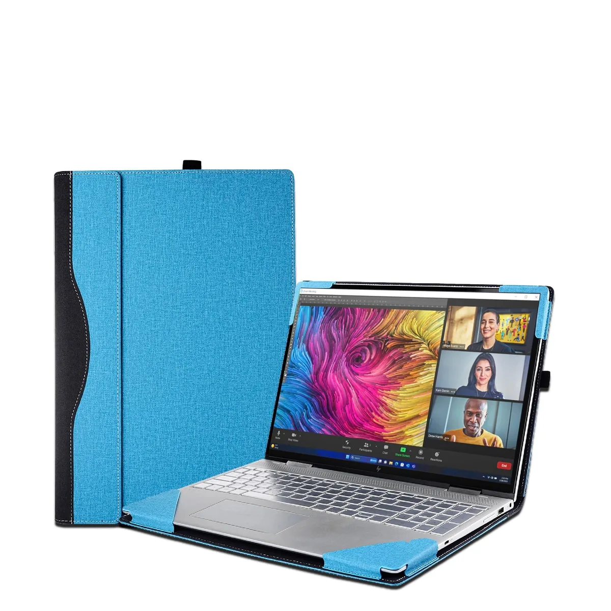 BoYata BoYata 2 in 1 Accessory for HP Envy x360 16 &amp; ZBook Firefly 16 G11 Light Blue — product photo