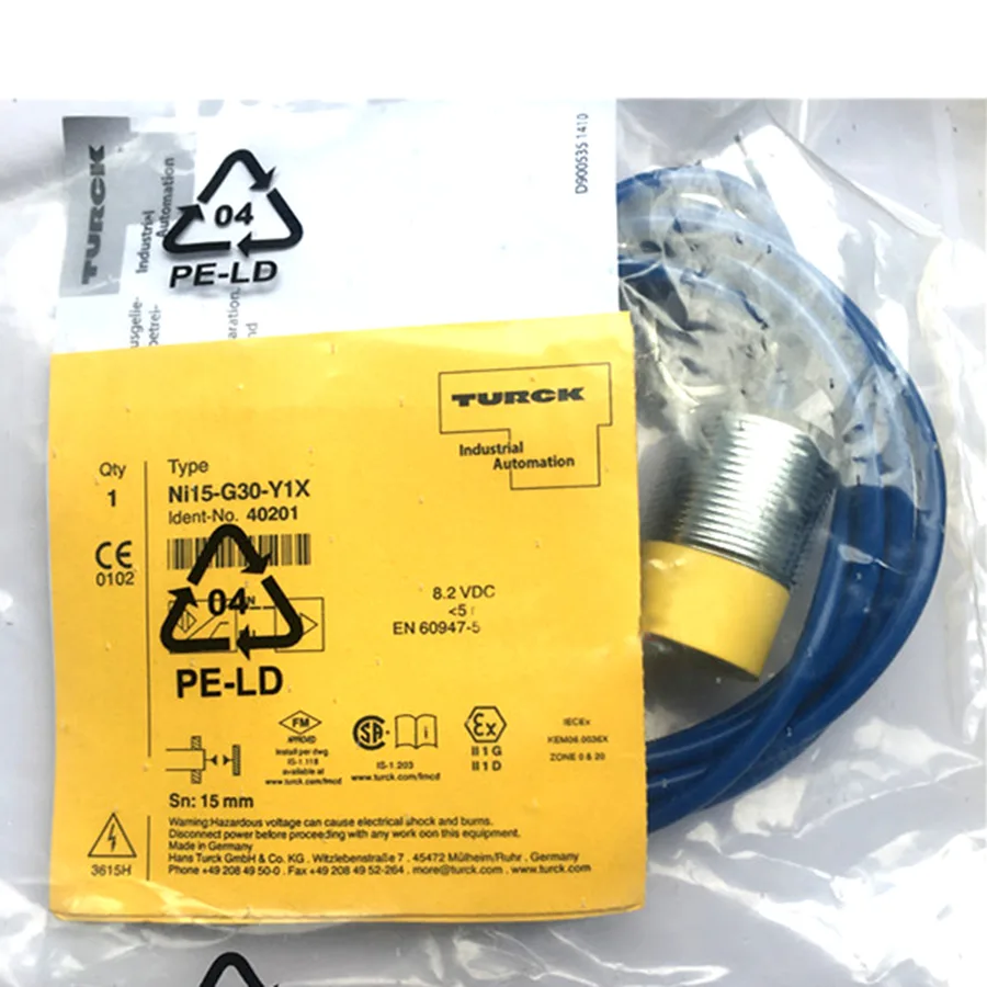 Turck Turck Ni15-G30-Y1X 40201 Inductive Sensor M30×1.5 15mm 8.2V 173g — product photo