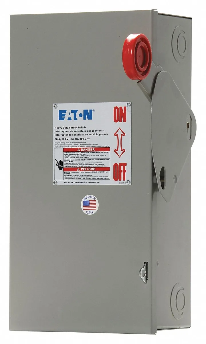Eaton Eaton DH361UGK 30 A 600 VAC safety switch 3PST — product photo