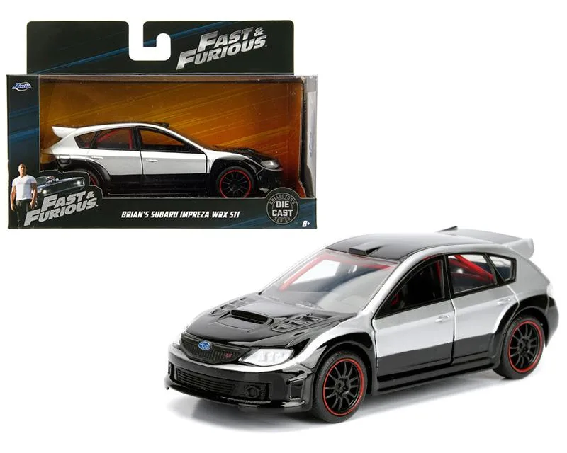 Jada Jada Brian's Subaru Impreza WRX STI Silver Black Fast & Furious 1:32 Diecast Vehicle — product photo