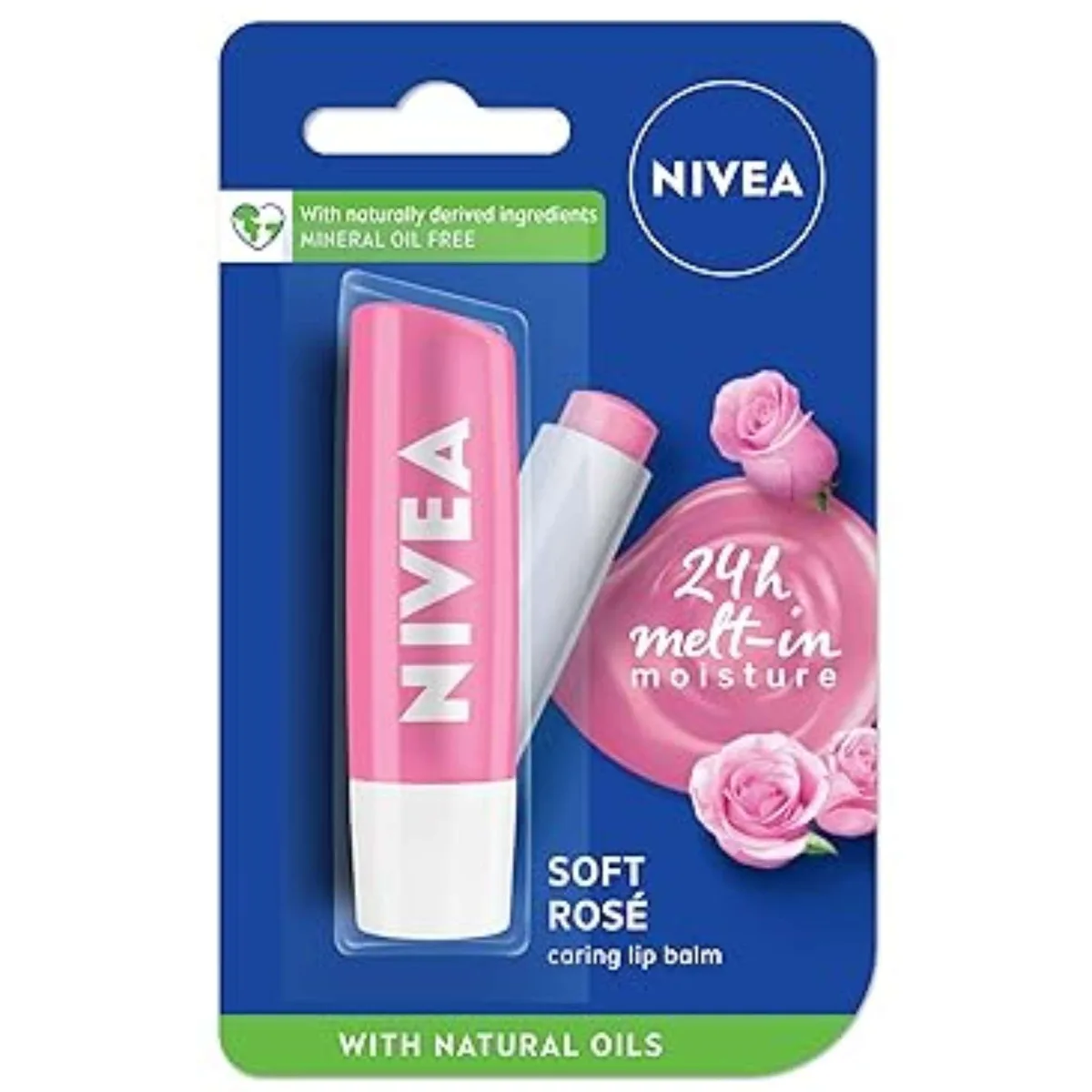 Nivea Nivea SP-52132697571646 Soft Rose Lip Balm 5 ml skin care — product photo