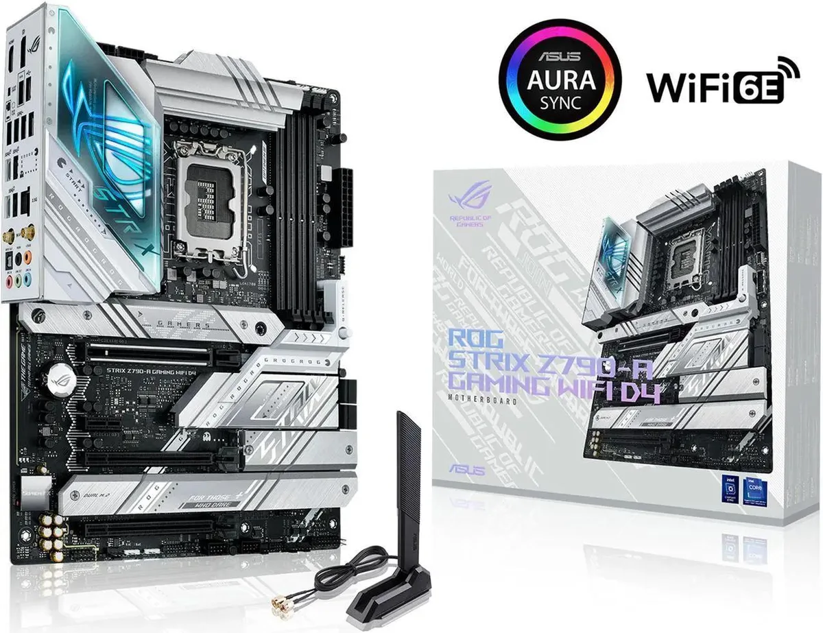 ASUS ASUS ROG STRIX Z790-A GAMING WIFI D4 Intel motherboard 192GB DDR4 LGA 1700 — product photo