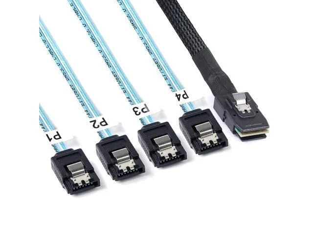 ORVIX ORVIX Mini SAS SFF-8087 to 4×SATA Breakout Cable 0.5 m — product photo