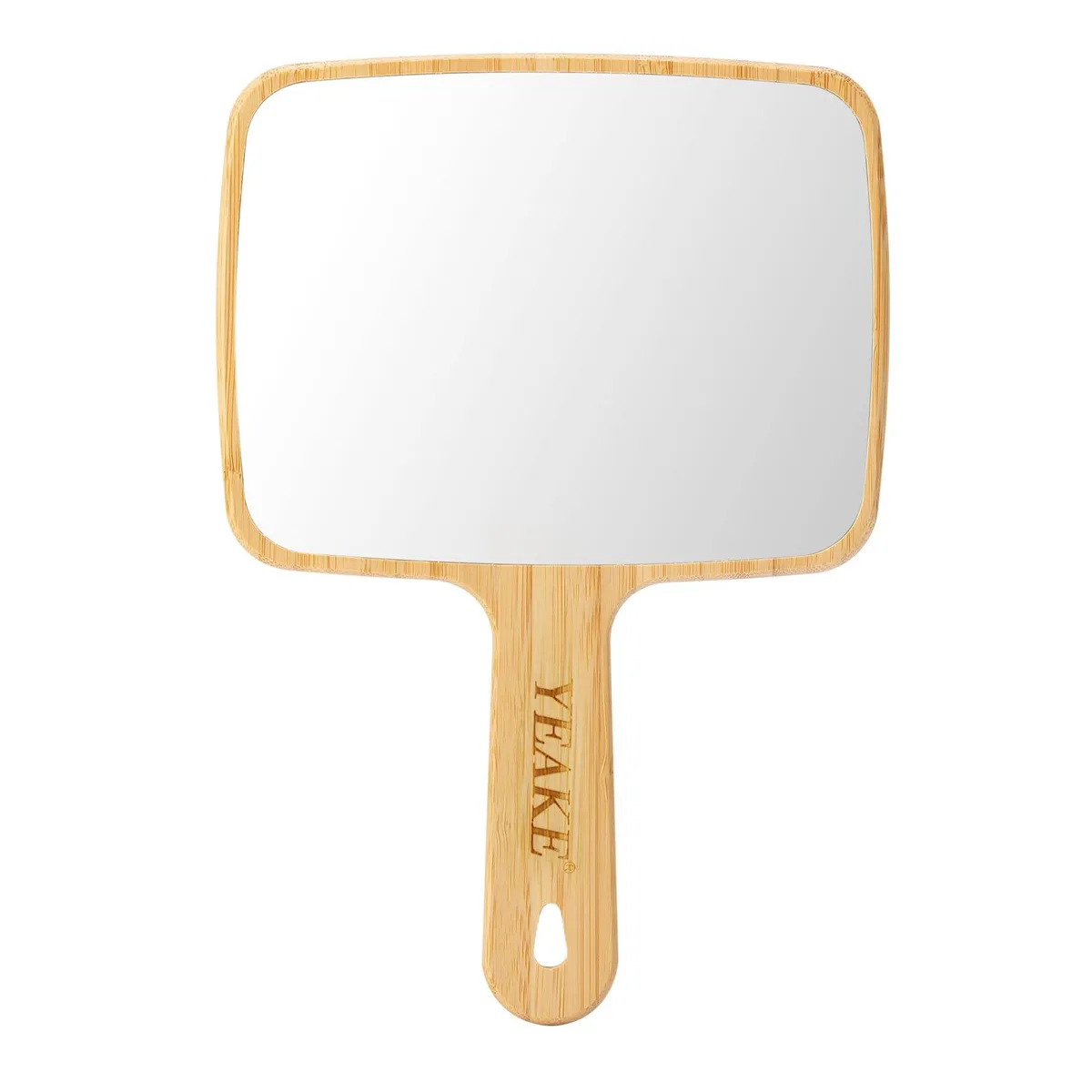  Yeake Natural Bamboo Hand Mirror 9.9" x 6.9 — product photo