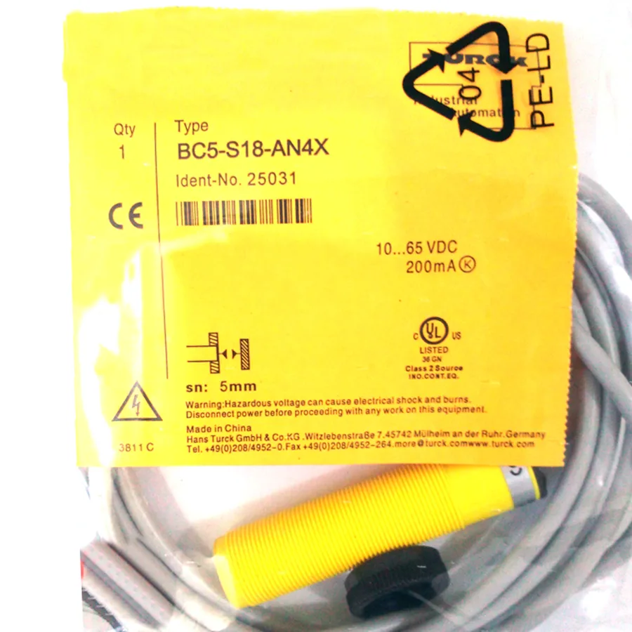 Turck Turck BC5-S18-AN4X 25031 Inductive sensor NPN M18 electrician tool — product photo