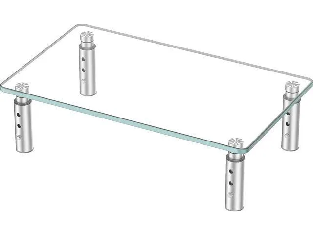 LORDWORLD LORDWORLD Monitor Stand 3 Height 4.7 5.4 Clear — product photo