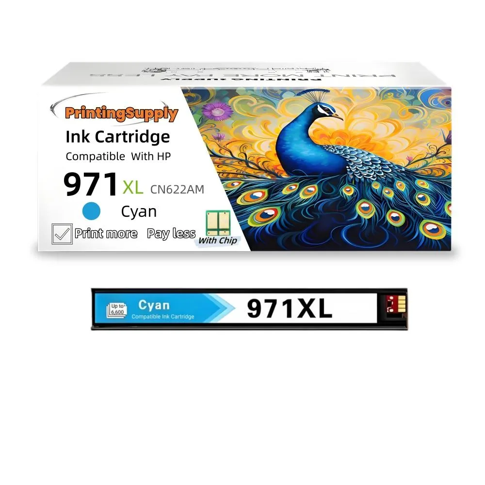 Aster Graphics Inc Aster Graphics Inc 971XL Cyan Ink Cartridge High Yield 6600 Pages — product photo