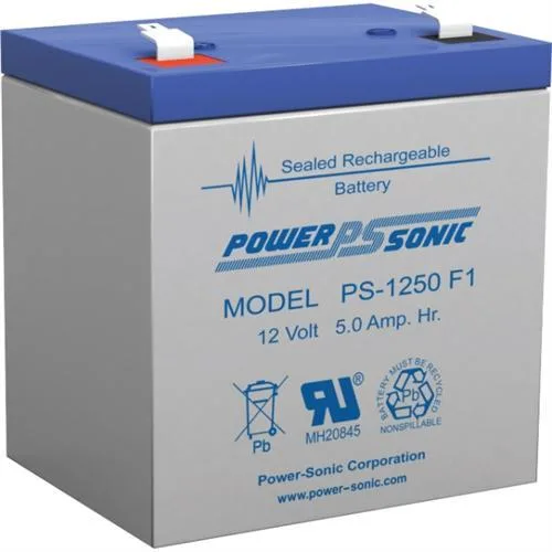 Power Sonic Power Sonic PS1250F1 12V 5000mAh battery — product photo