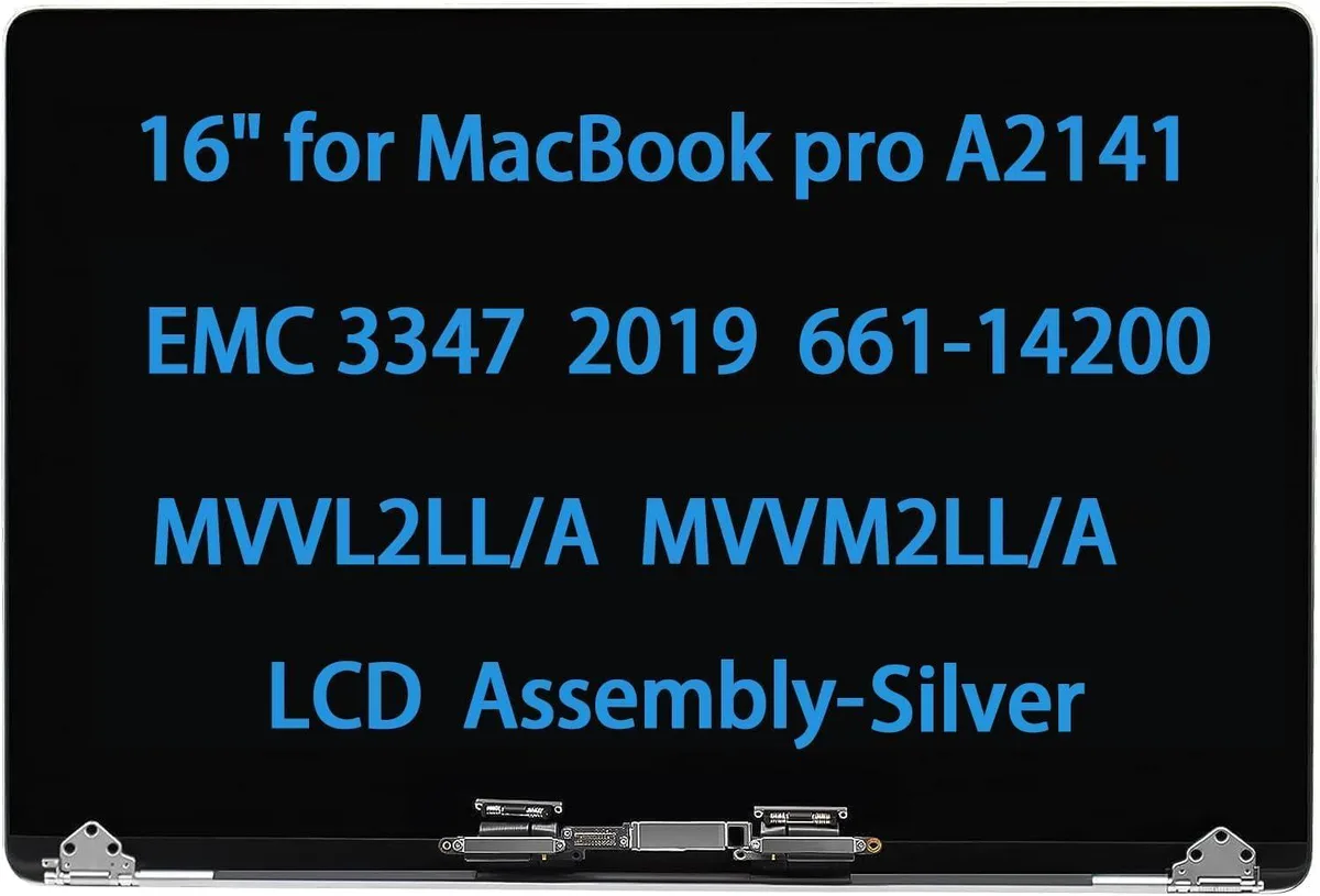 NUOLAISUN NUOLAISUN 16" MacBook Pro A2141 EMC 3347 2019 LCD screen replacement Silver 661-14200 — product photo