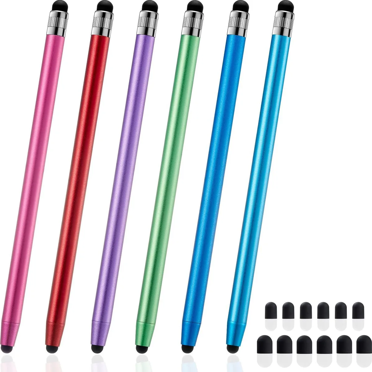 ChaoQ C3096 Stylus 6 Mix Color 12 tips .20 .26 6.6mm — product photo