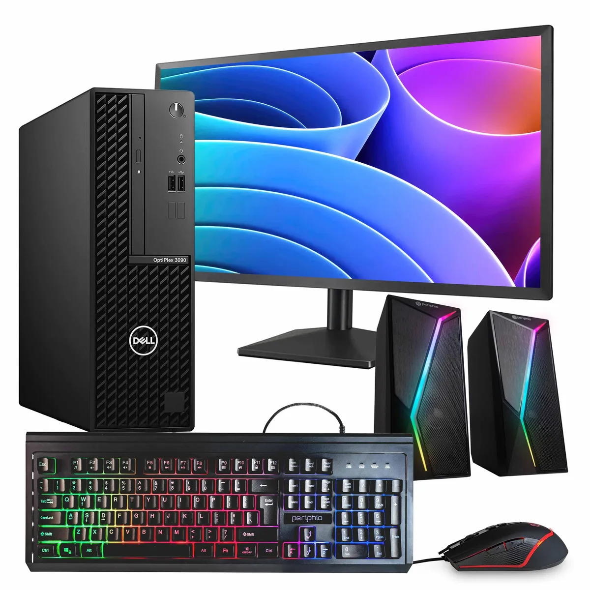 DELL Dell OptiPlex 3090 i5-10505 16GB DDR3 1TB SSD 24" Monitor desktop PC — product photo