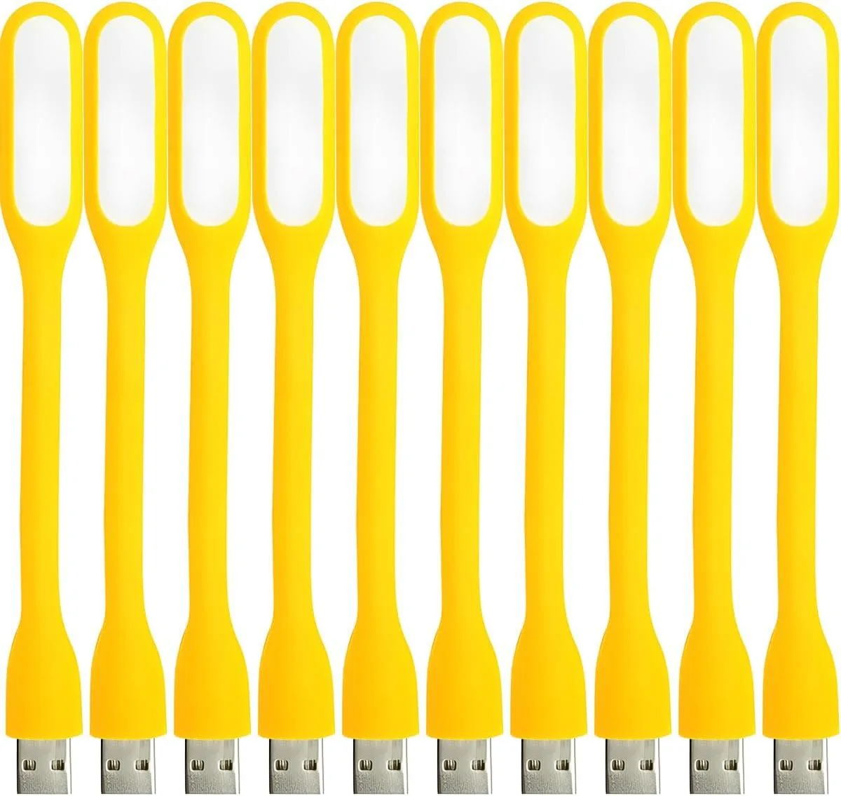 KEHIPI KEHIPI USB LED Desk Lamp 10-Pack Yellow 170mm 17.5g — product photo
