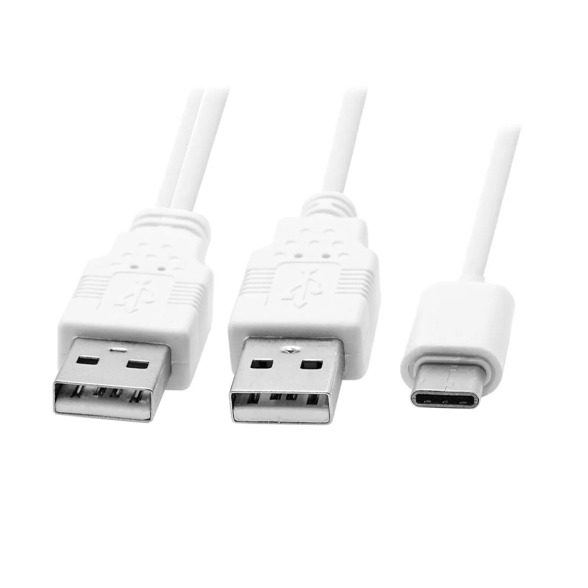 LORDWORLD LORDWORLD USB 3.1 Type-C to Dual USB-A Y Cable 60cm 480Mbps — product photo
