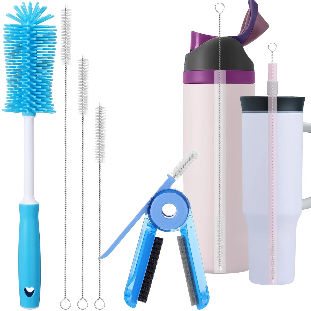 XANGNIER 5 Pcs Water Bottle Cleaning Kit for Owala 24oz/32oz/40oz — product photo