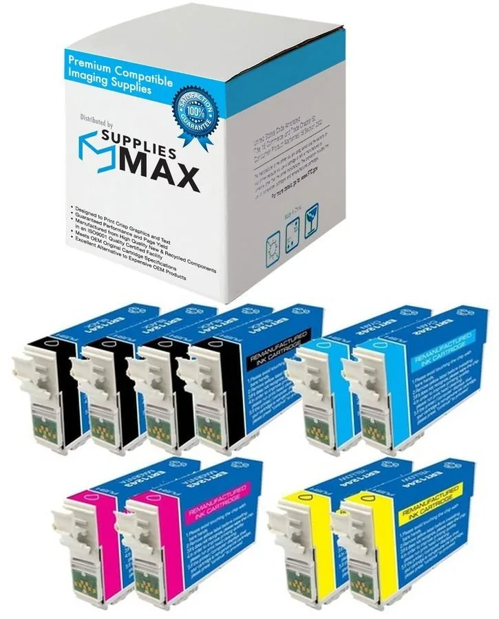 SuppliesMax SuppliesMax Epson T124120-4B2CS Inkjet Combo Pack (4-BK/2-C/M/Y) — product photo