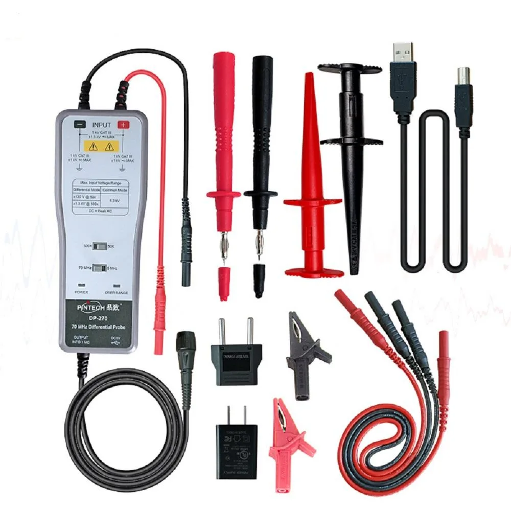Pintech Pintech DP-270 High Voltage Differential Active Probe 2600V 70MHz 50X/500X — product photo