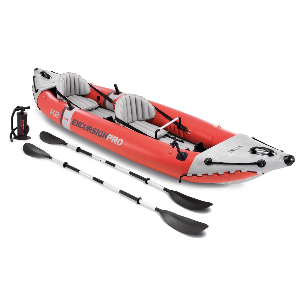 Intex Intex Excursion Pro Inflatable 2-Person Kayak Red 151 x 37 x 18 in 396.8 lb capacity — product photo