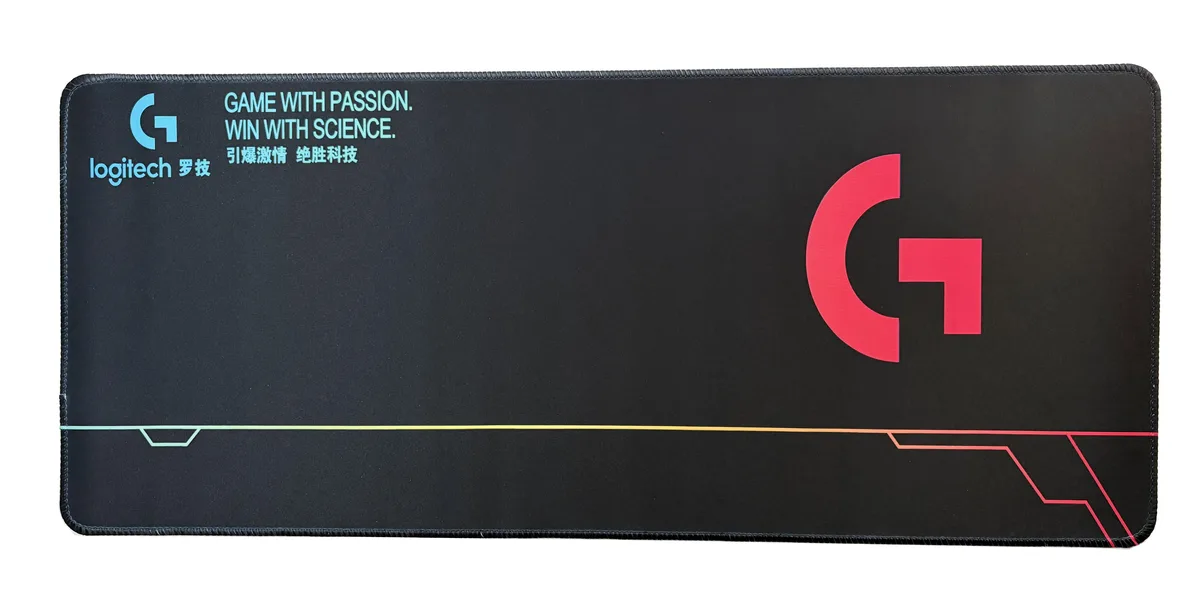 Logitech Logitech Desk Mat Studio Series 27.5" x 11.8" black pink — product photo