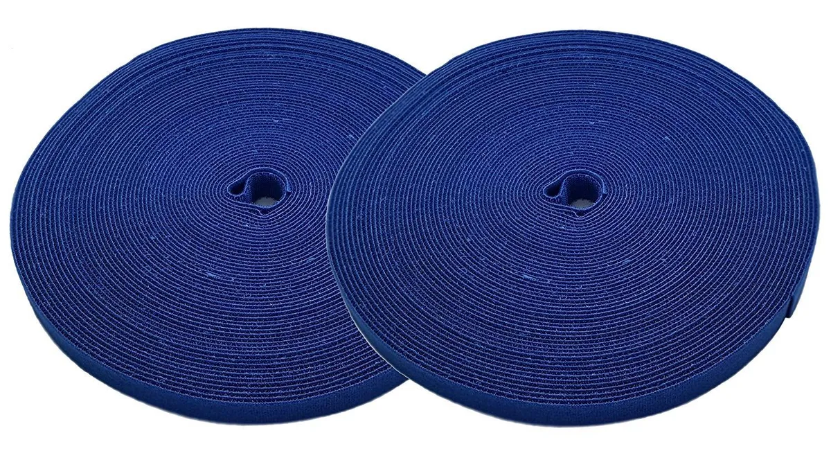 iMBAPrice iMBAPrice Blue Cable Fastening Tape 2-Pack .75 in 75 ft — product photo