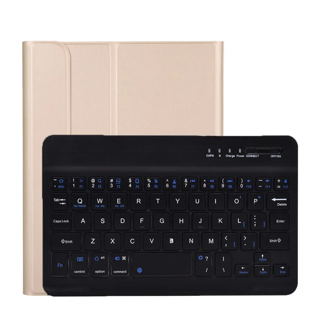 BONAEVER BONAEVER SM-P610 keyboard case for Samsung Galaxy Tab S6 Lite 10.4 inch Gold — product photo