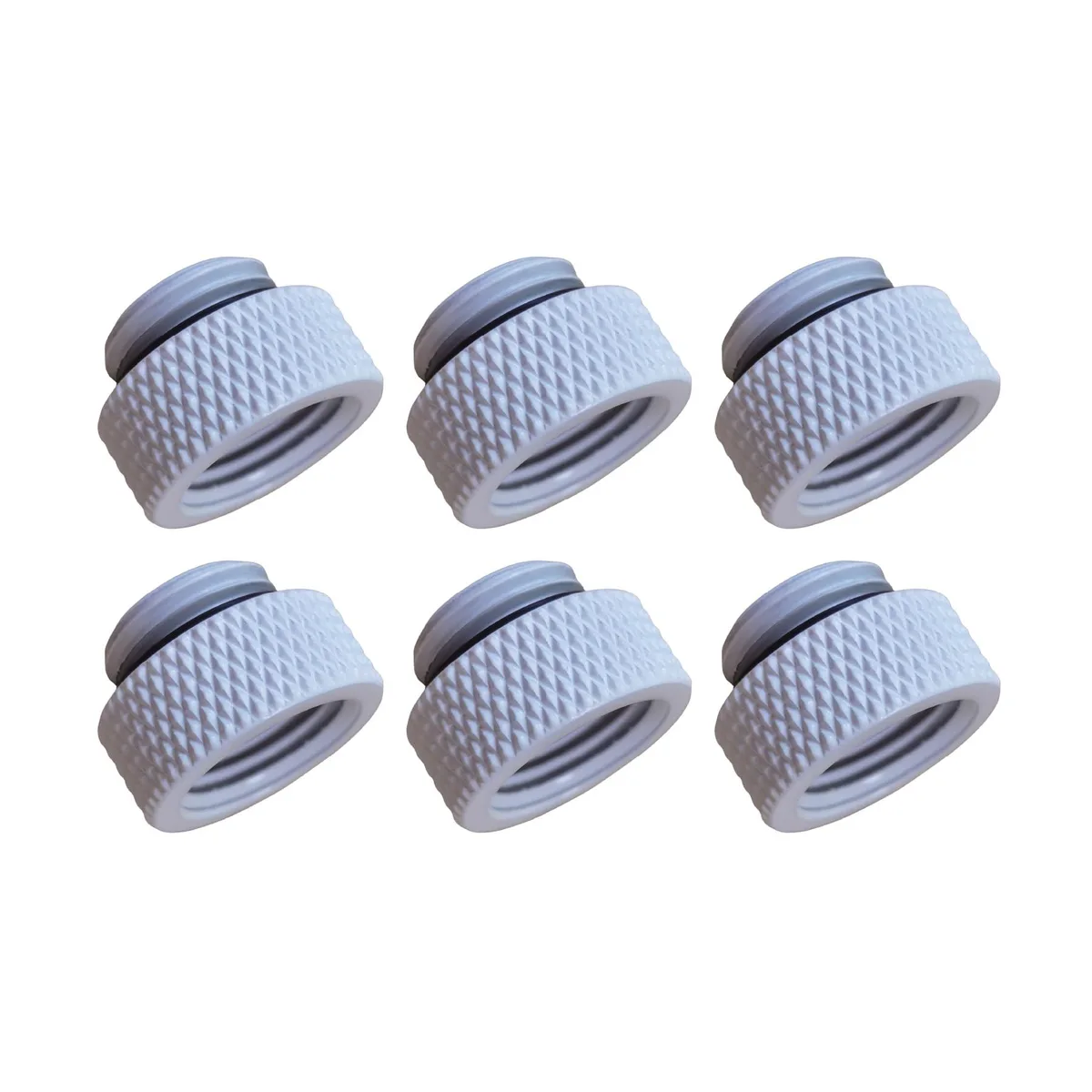 greenDracaena greenDracaena D-G-Extender G1/4" 7.5mm Extender Fittings 6 Pack White — product photo