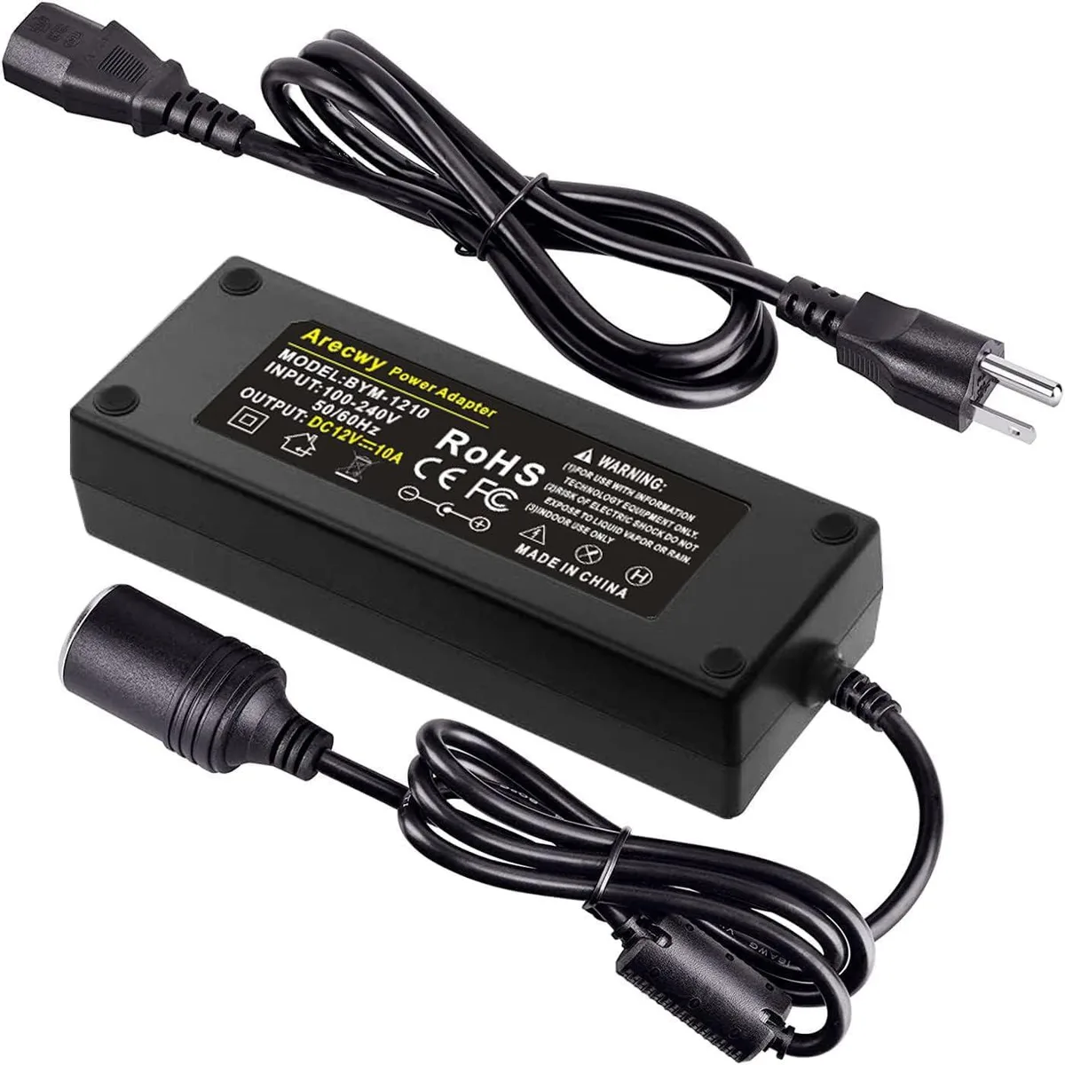 BASEUS BASEUS 12V 10A 120W AC to DC adapter — product photo