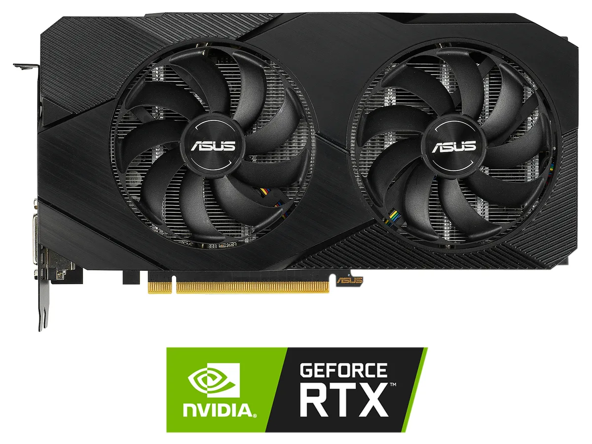 ASUS ASUS DUAL-RTX2060-O6G-EVO graphics card — product photo