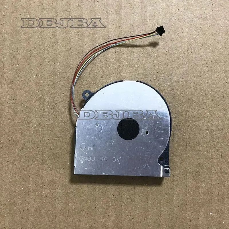 Small black cooling fan with four-pin connector