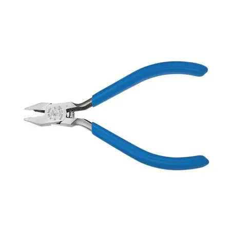 Klein Tools diagonal cutting pliers with pointed nose and cushioned grips