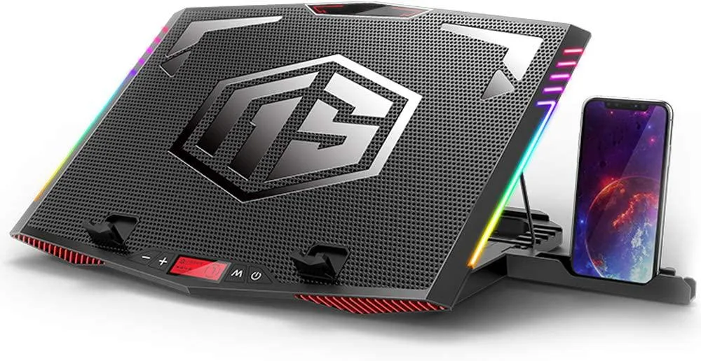 Mickey Technology Mickey Technology laptop cooling pad 15.6-21 inch 6 fans RGB — product photo