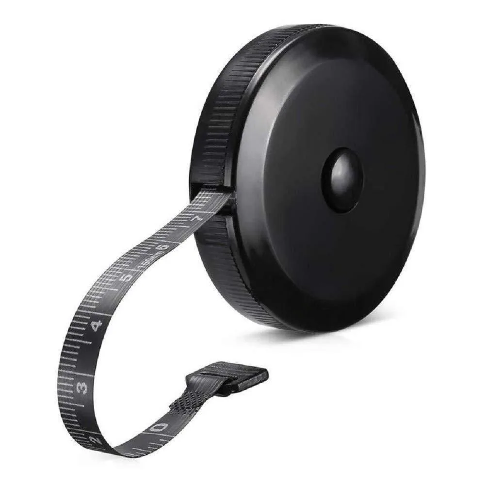 Soft Retractable Black Dual Sided Tape Measure 60-Inch 150cm 1 Pack — product photo