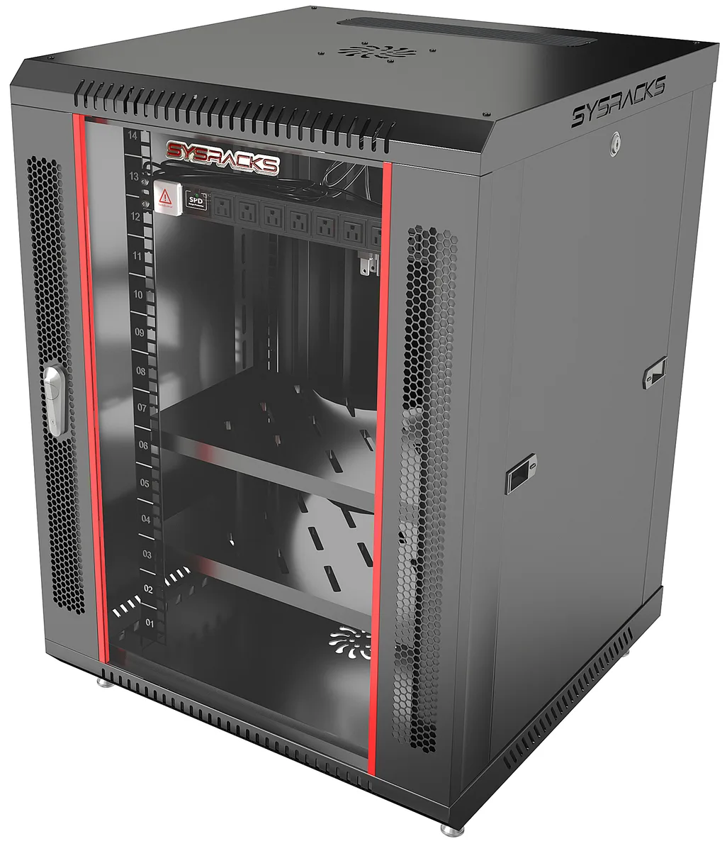 SYSRACKS SYSRACKS SRW 15.600B 15U Wall Mount Server Rack 24-Inch Deep — product photo