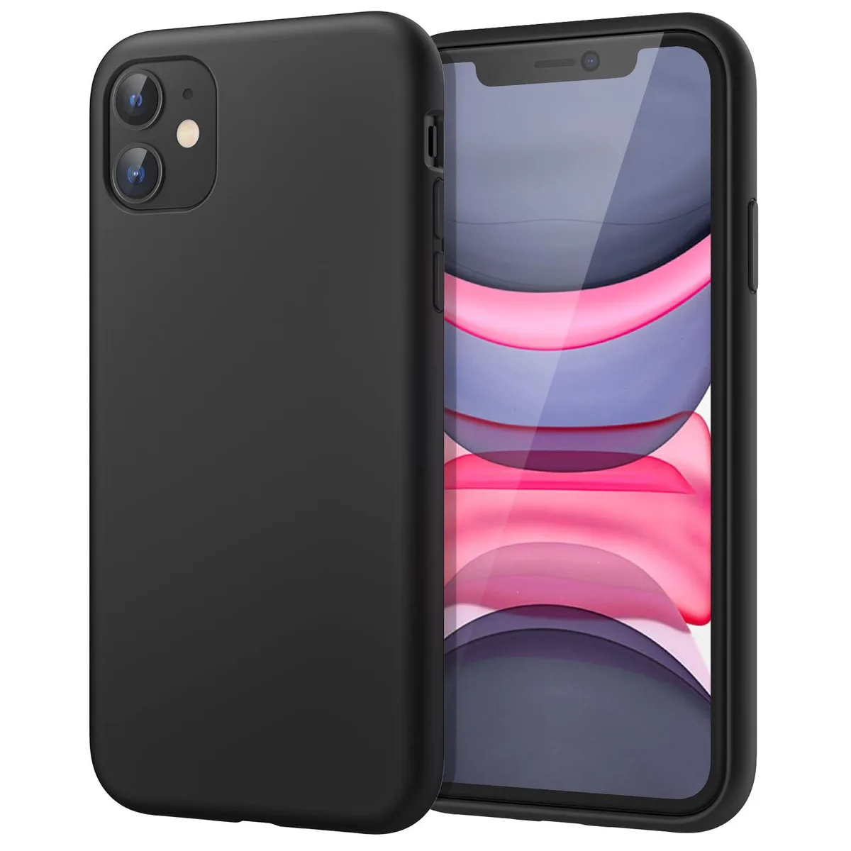  Silicone Case for iPhone 11 6.1-Inch Black cell phones - unlocked — product photo