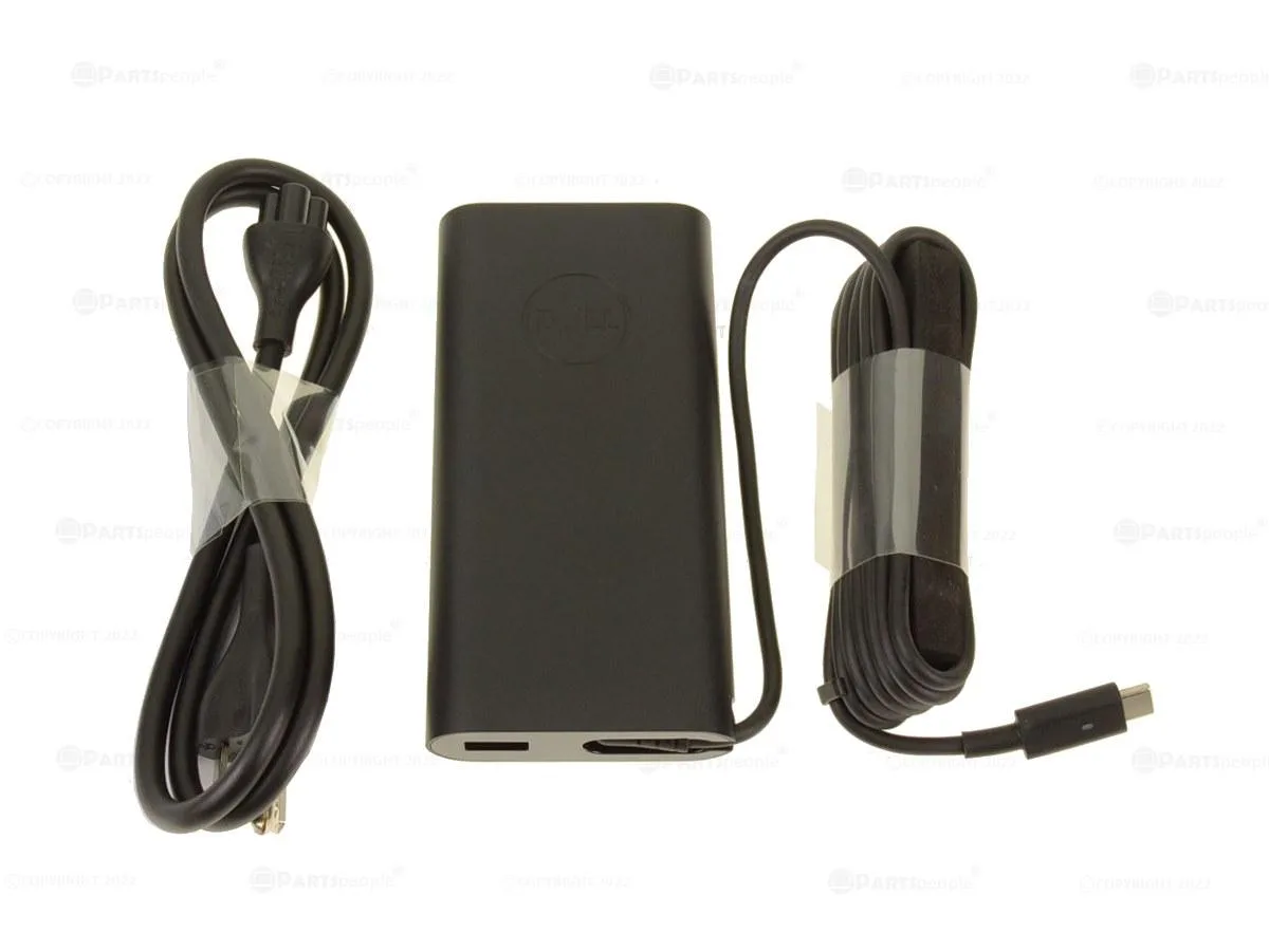 DELL DELL HA100PM190 90W USB-C AC Adapter with USB-A Port — product photo