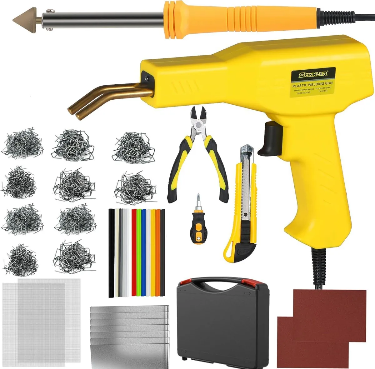 Audiovox - Generic Audiovox - Generic 2 in 1 Plastic Welding Kit Hot Stapler Car Bumper Repair Kit — product photo