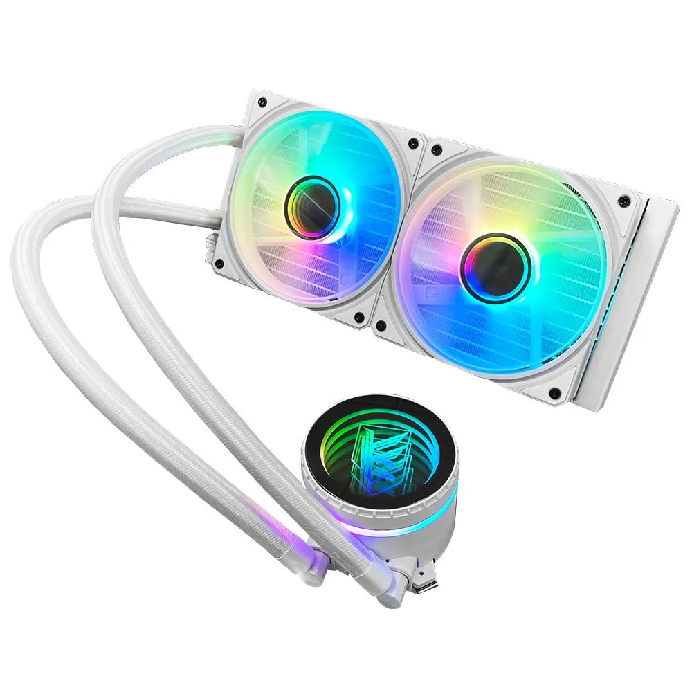 KINGSMAN GAMING KINGSMAN GAMING KA-R240 ARGB liquid cooler 240 mm white — product photo
