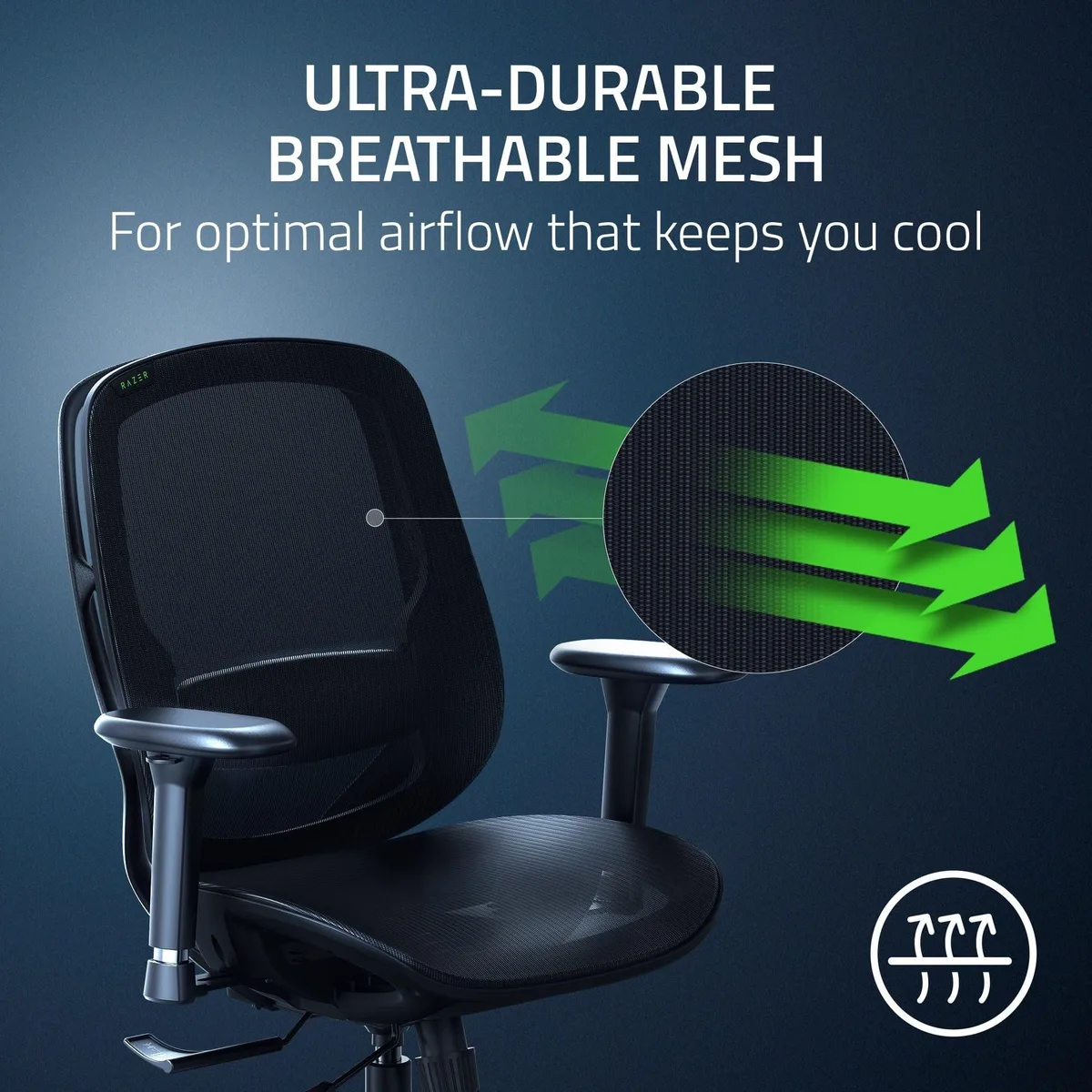 Razer USA Ltd Razer USA Ltd Fujin Pro Mesh Gaming Chair — product photo