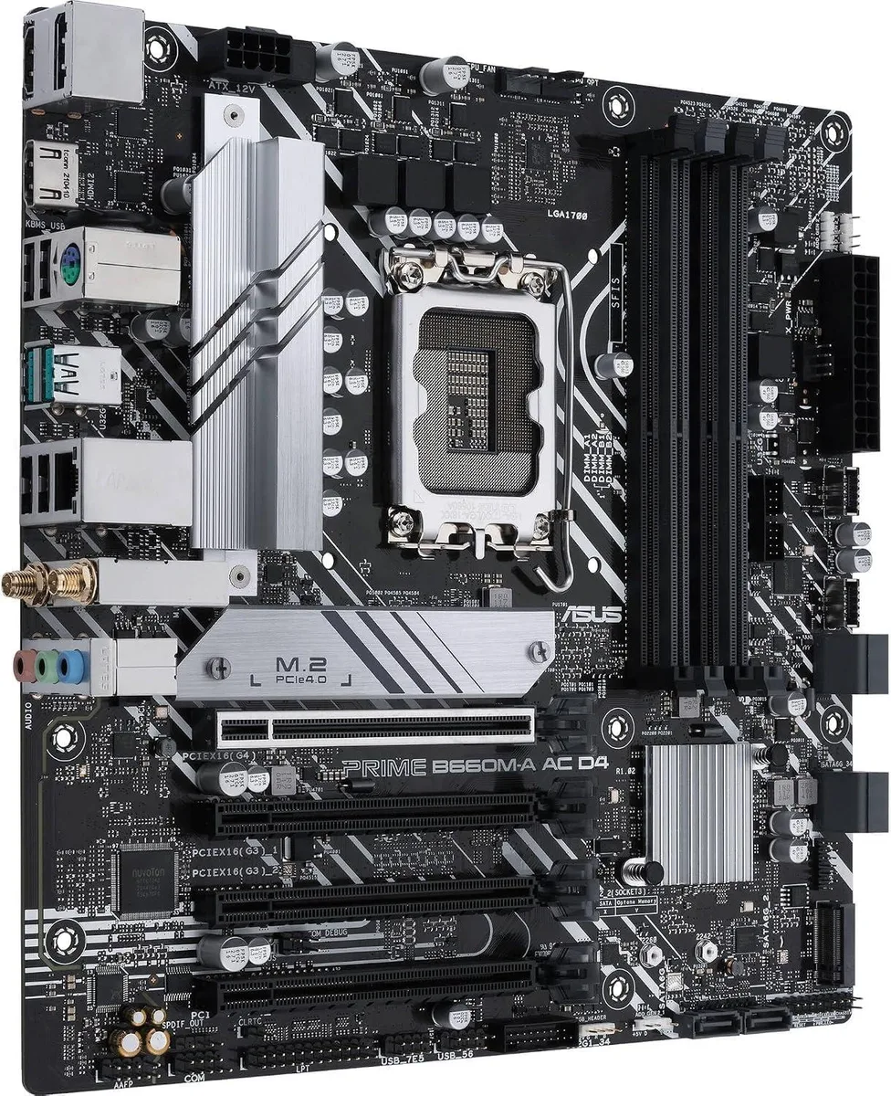 ASUS ASUS PRIME B660M-A AC D4 Intel B660 motherboard — product photo