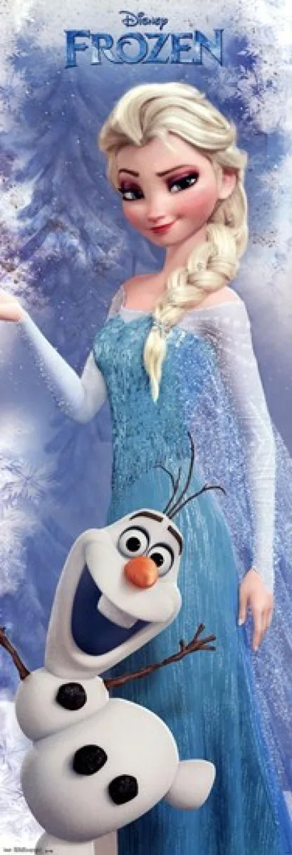 Disney Frozen Elsa door poster print 21 x 62 inches