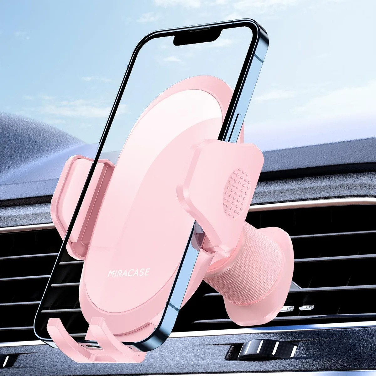 Miracase Air Vent Phone Mount Pink 1.4in Clip 360° Rotation — product photo